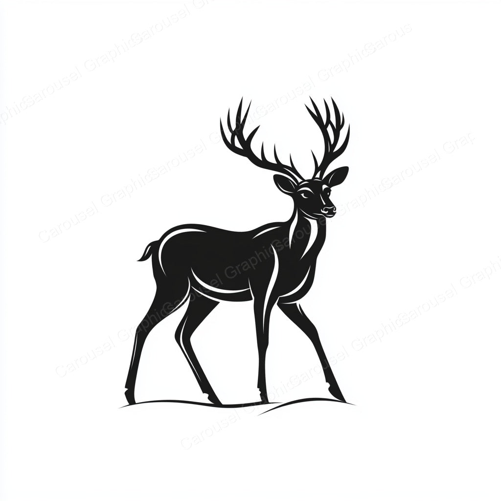 Deer Vector Graphic preview