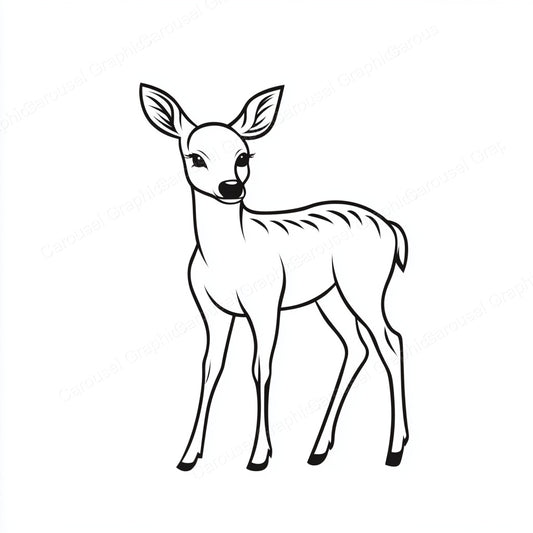 Deer Vector Graphic preview