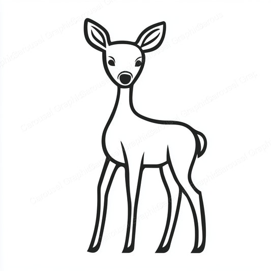 Deer Vector Graphic preview