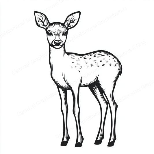 Deer Vector Graphic preview