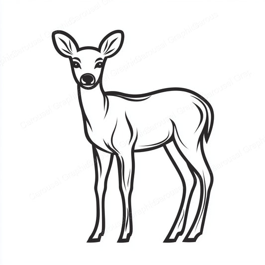 Deer Vector Graphic preview