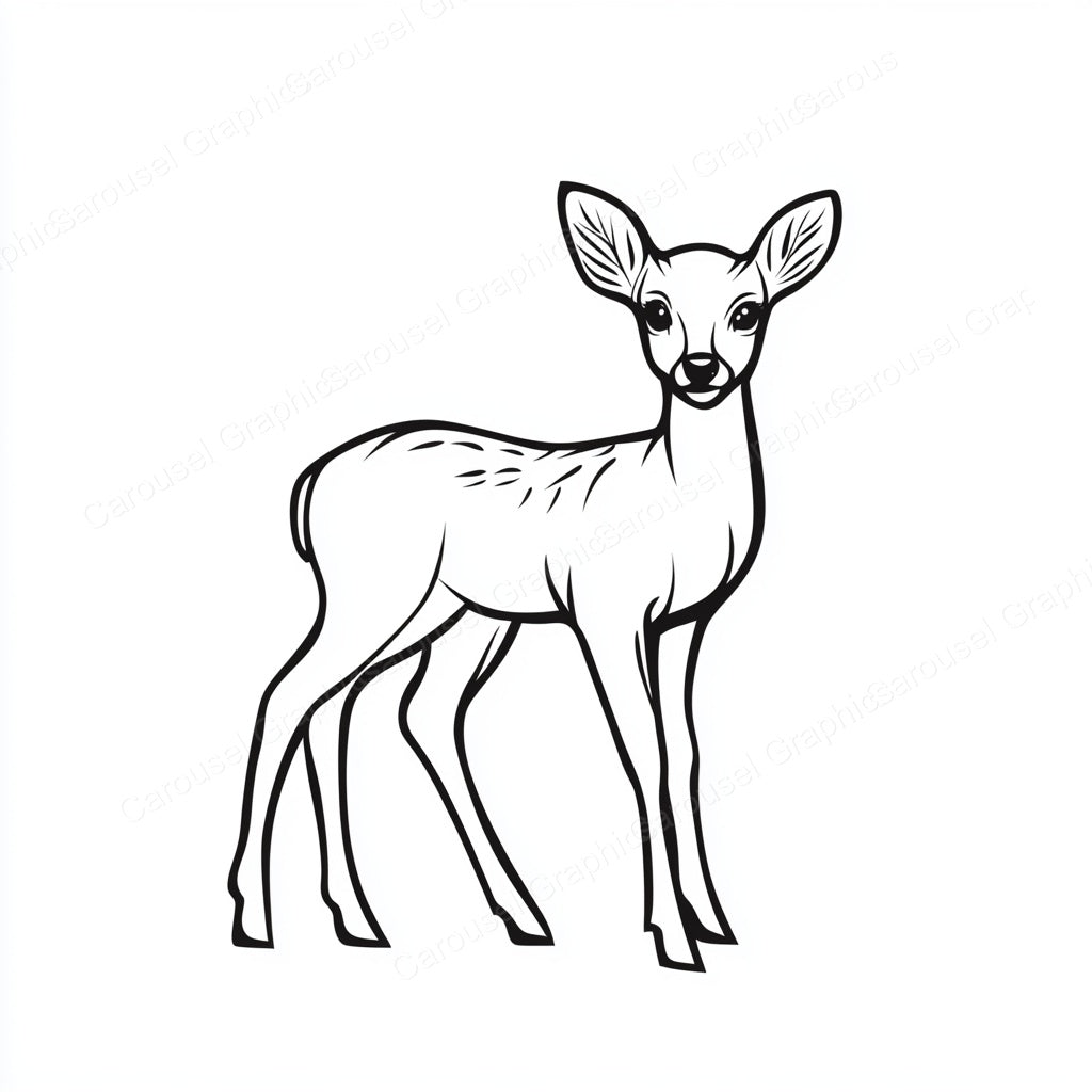 Deer Vector Graphic preview