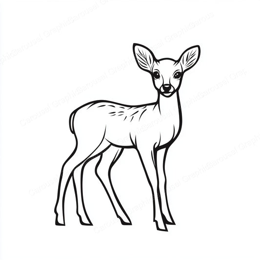 Deer Vector Graphic preview