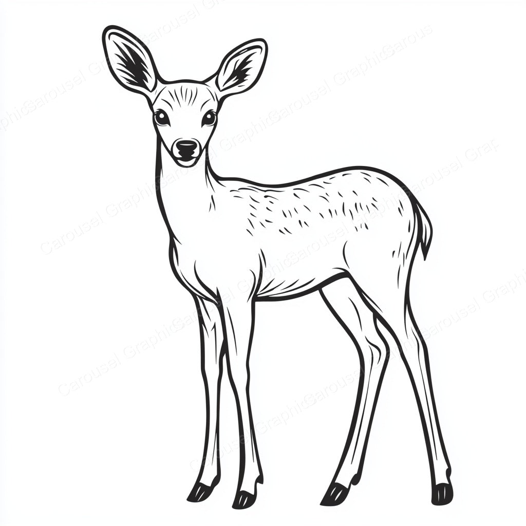 Deer Vector Graphic preview