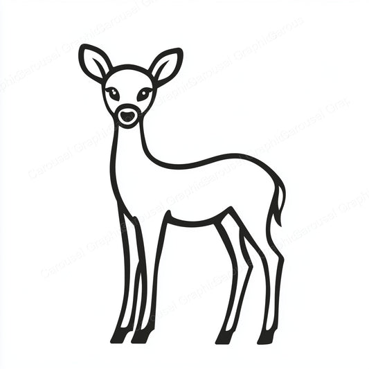 Deer Vector Graphic preview