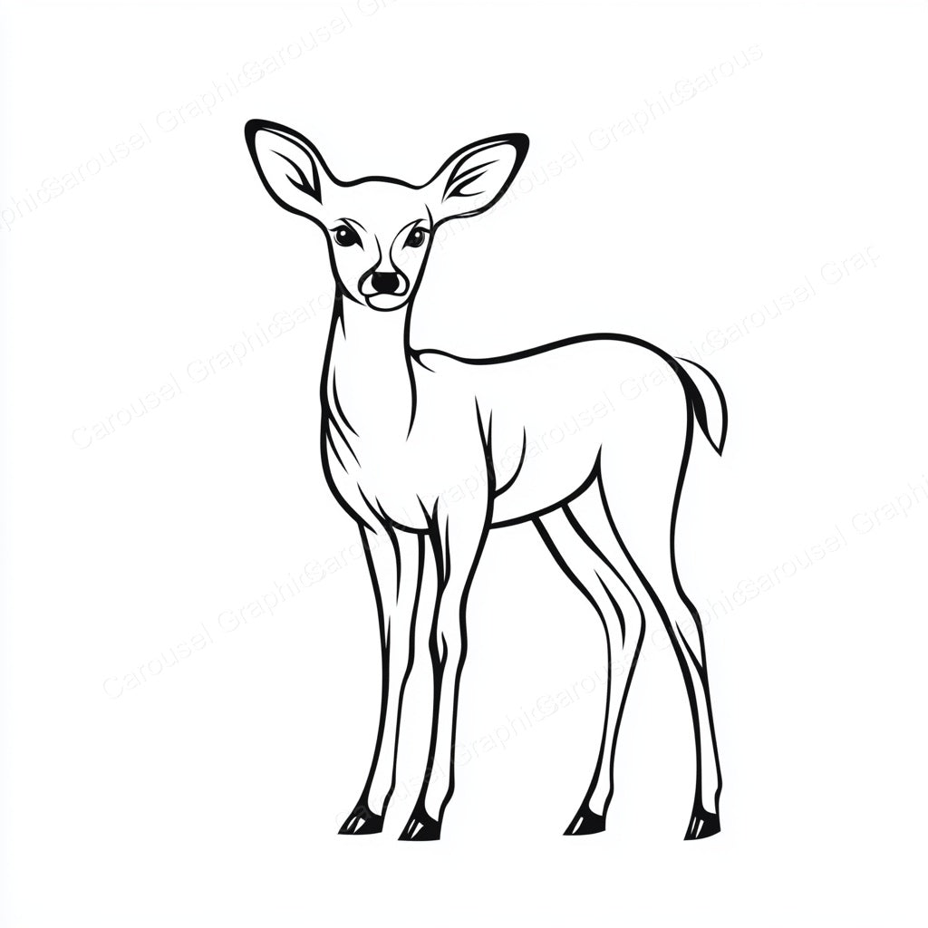 Deer Vector Graphic preview