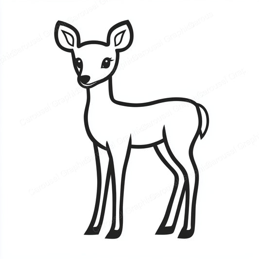 Deer Vector Graphic preview