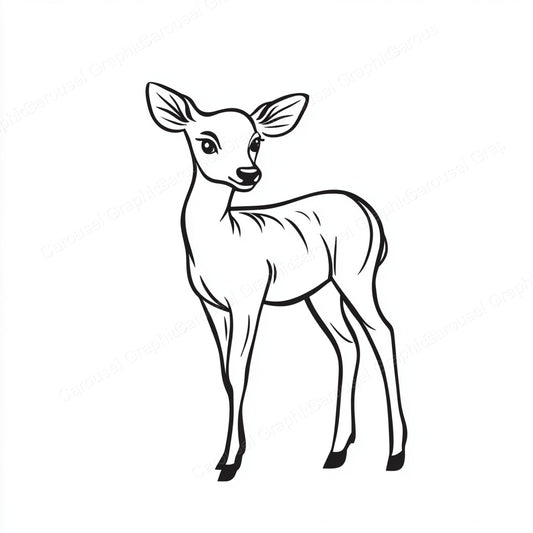 Deer Vector Graphic preview