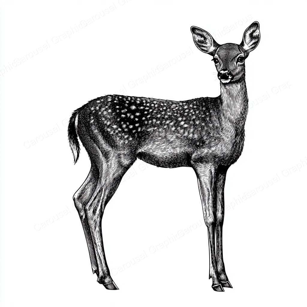 Deer Vector Graphic preview