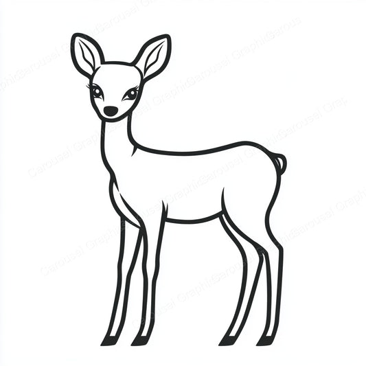 Deer Vector Graphic preview