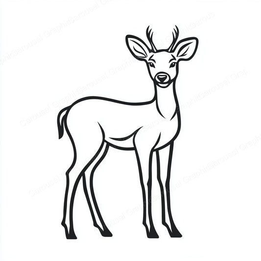 Deer Vector Graphic preview