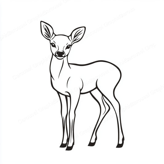 Deer Vector Graphic preview