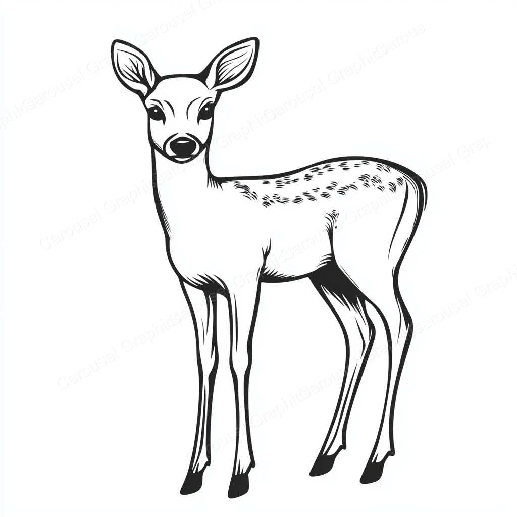 Deer Vector Graphic preview
