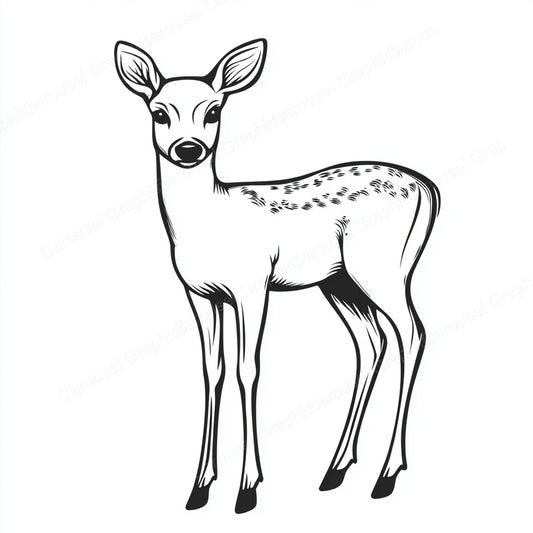 Deer Vector Graphic preview