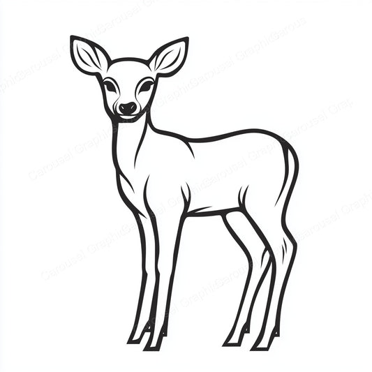 Deer Vector Graphic preview