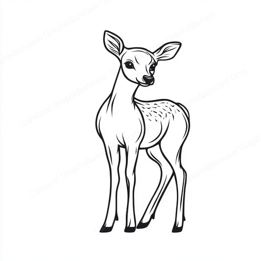 Deer Vector Graphic preview