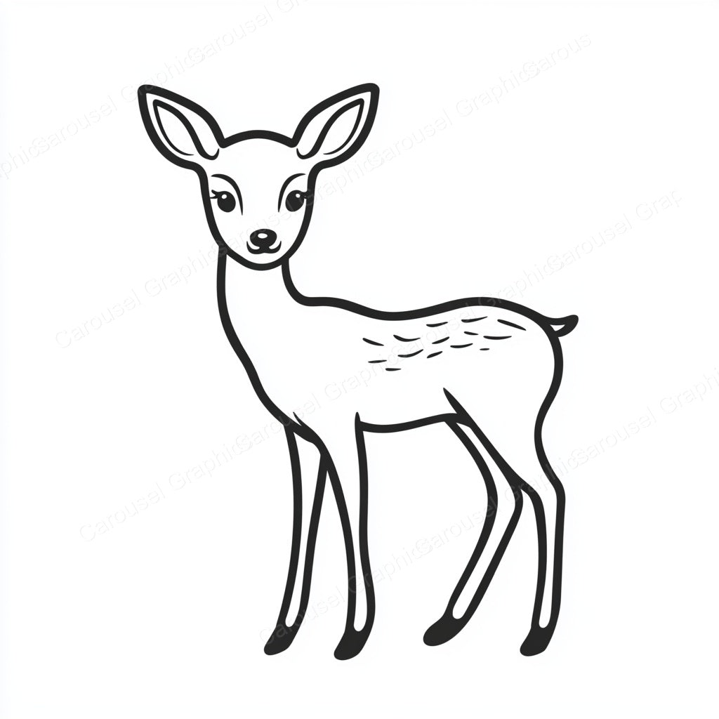 Deer Vector Graphic preview