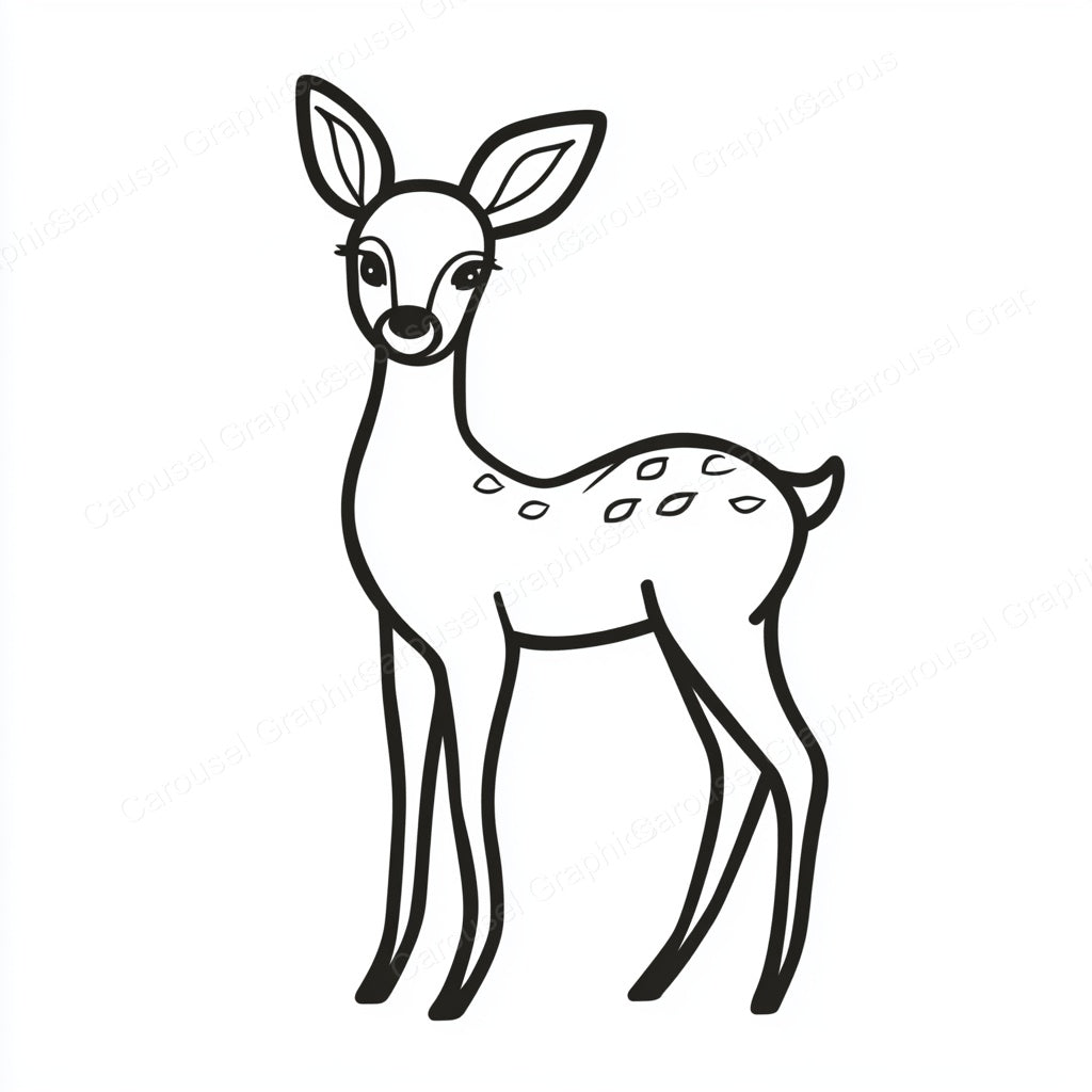 Deer Vector Graphic preview
