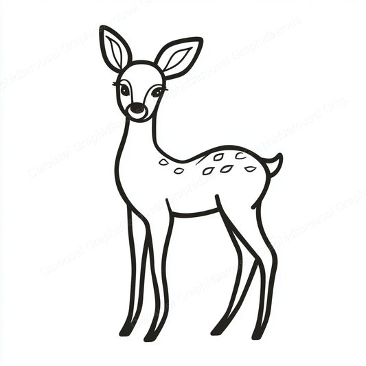 Deer Vector Graphic preview