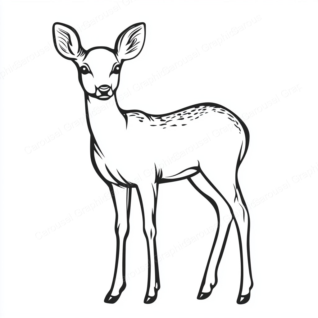 Deer Vector Graphic preview