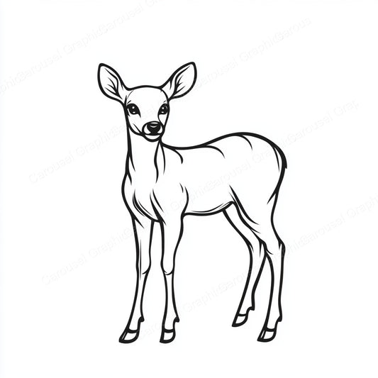 Deer Vector Graphic preview