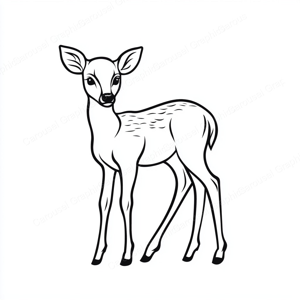 Deer Vector Graphic preview