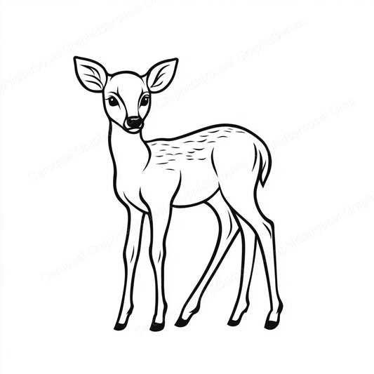Deer Vector Graphic preview