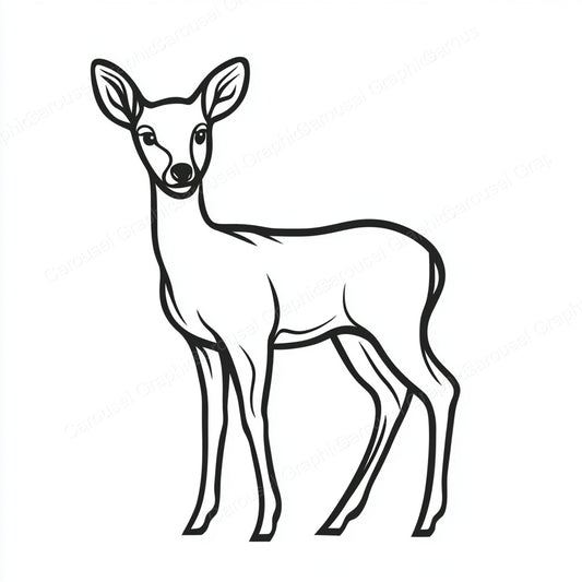 Deer Vector Graphic preview