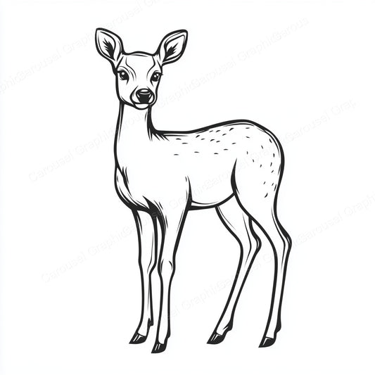 Deer Vector Graphic preview