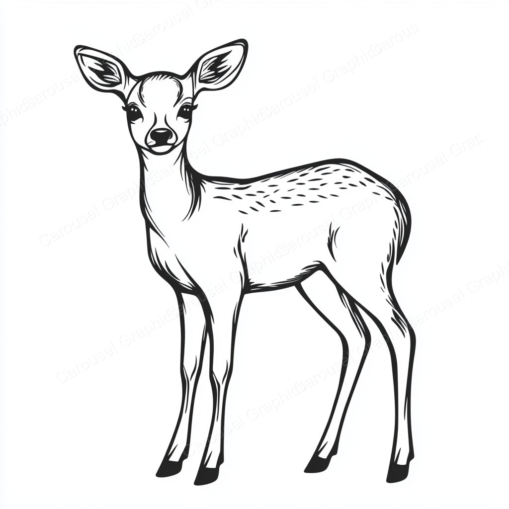 Deer Vector Graphic preview