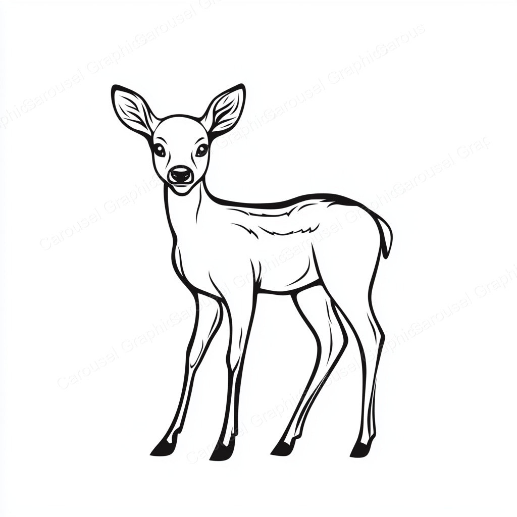 Deer Vector Graphic preview