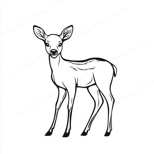 Deer Vector Graphic preview