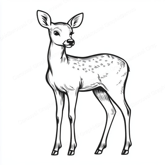 Deer Vector Graphic preview