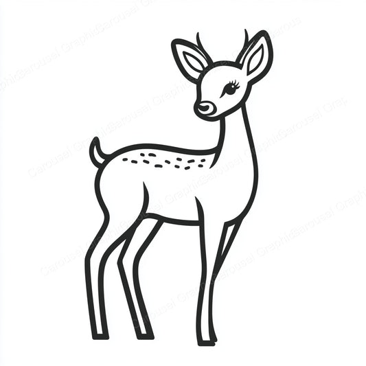 Deer Vector Graphic preview