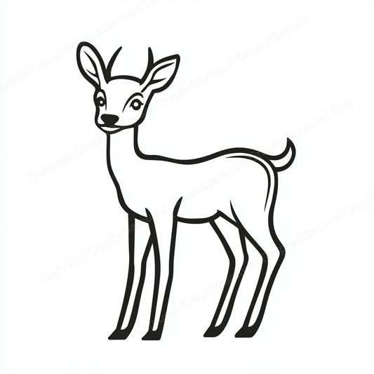 Deer Vector Graphic preview