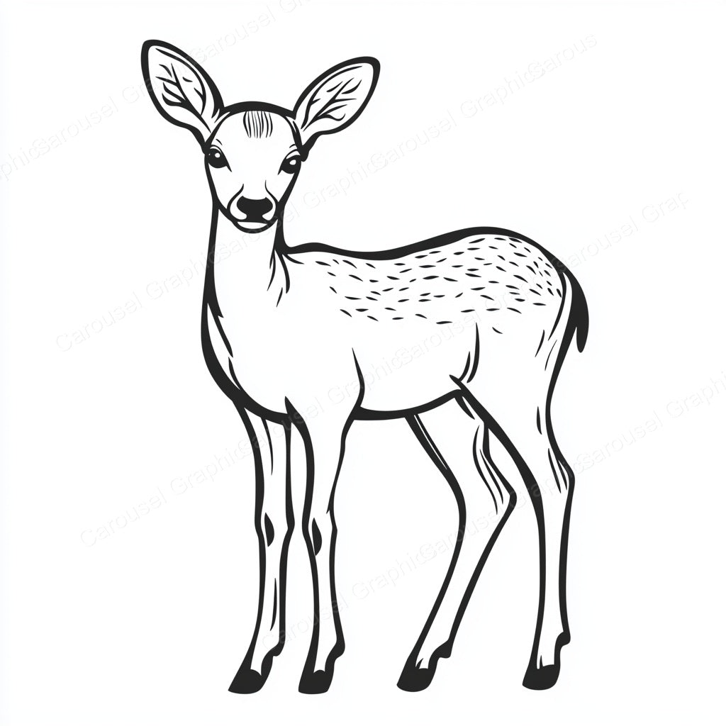 Deer Vector Graphic preview