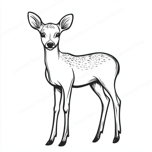Deer Vector Graphic preview