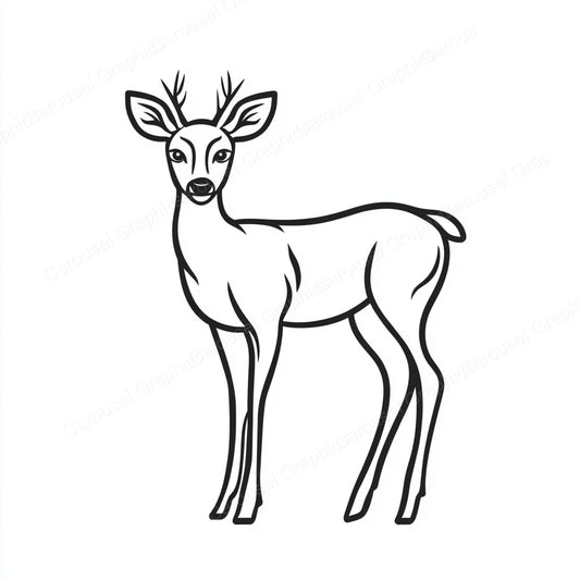 Deer Vector Graphic preview