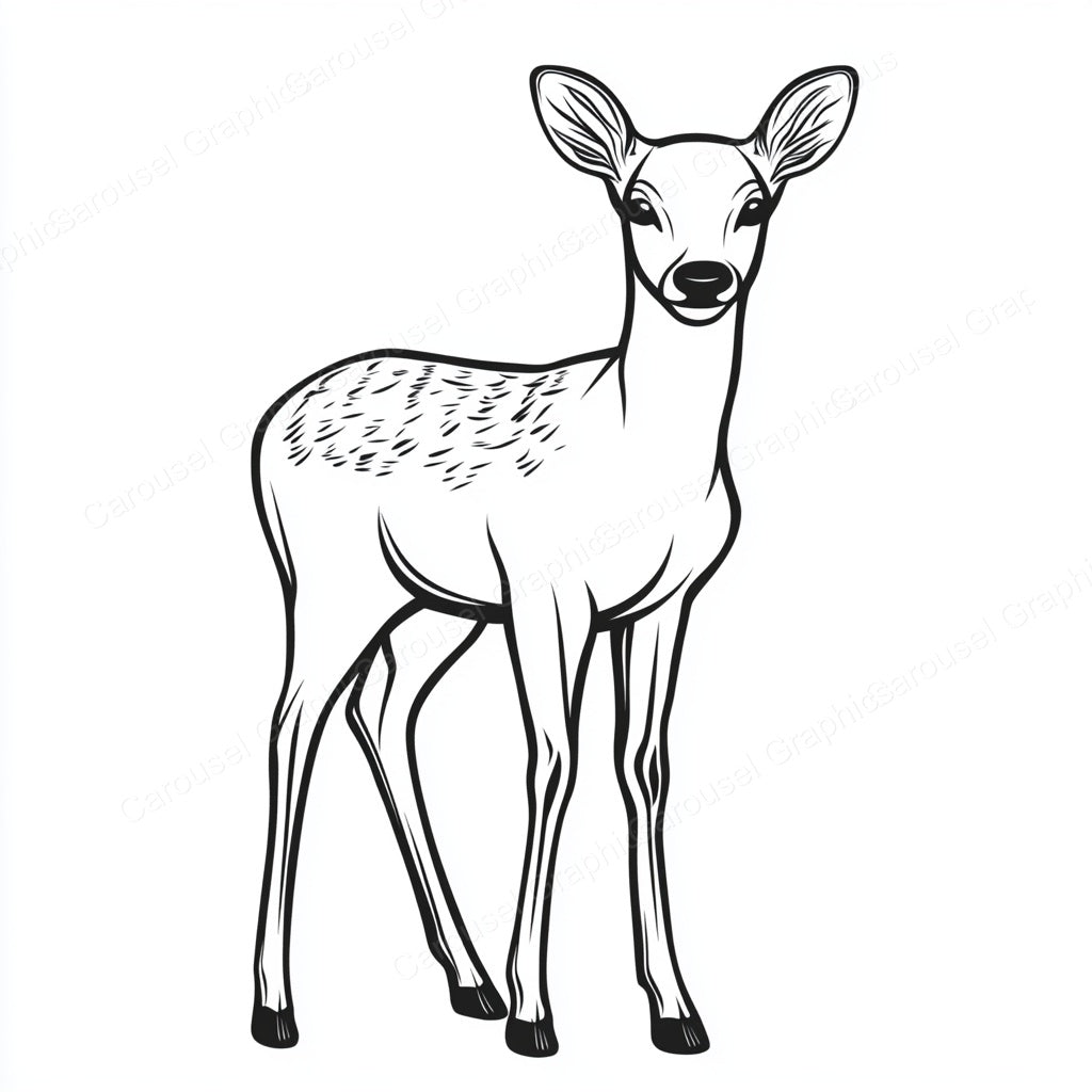 Deer Vector Graphic preview