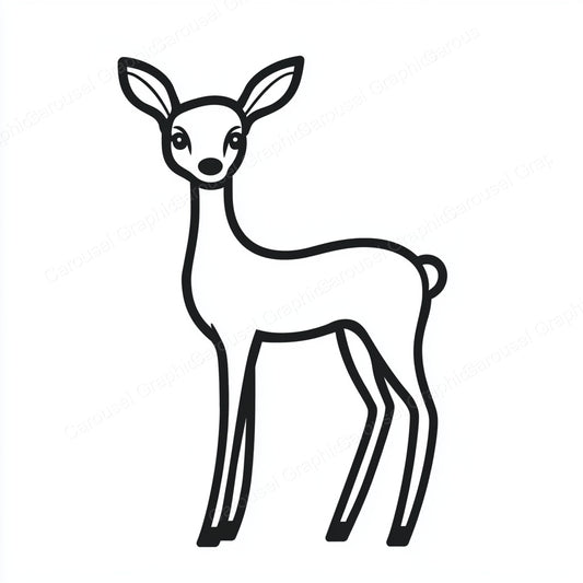 Deer Vector Graphic preview