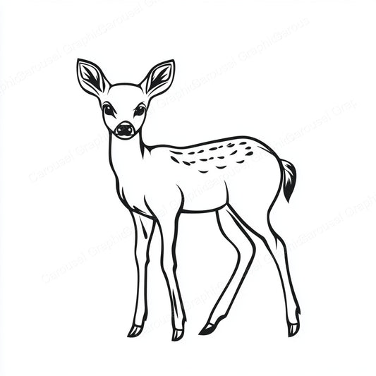 Deer Vector Graphic preview