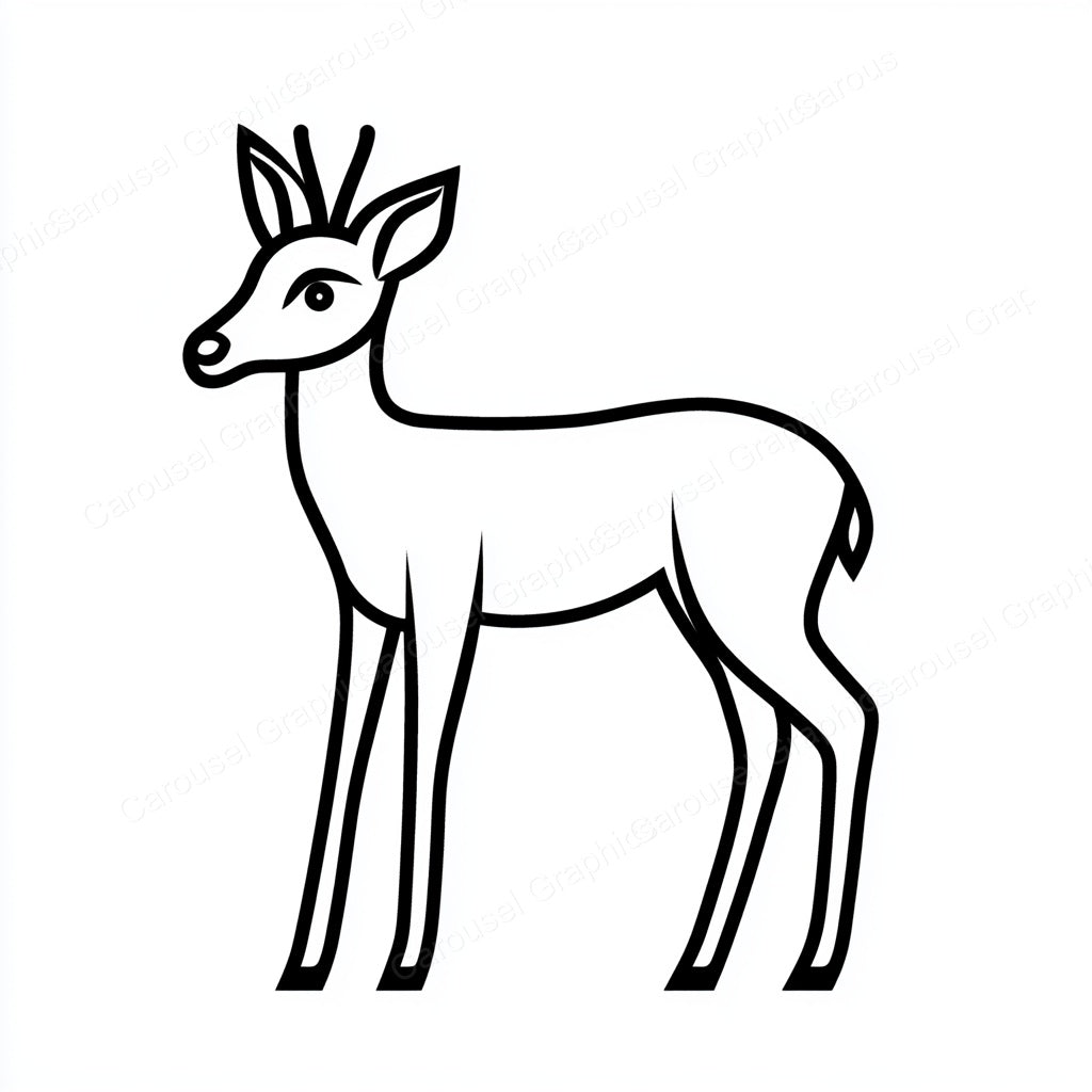 Deer Vector Graphic preview