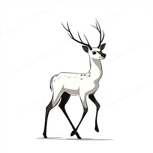 Deer Vector Graphic preview