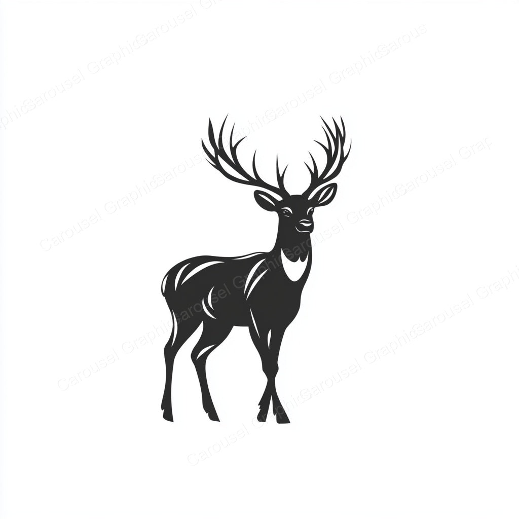 Deer Vector Graphic preview