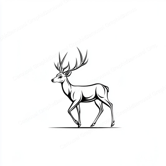 Deer Vector Graphic preview