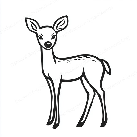 Deer Vector Graphic preview