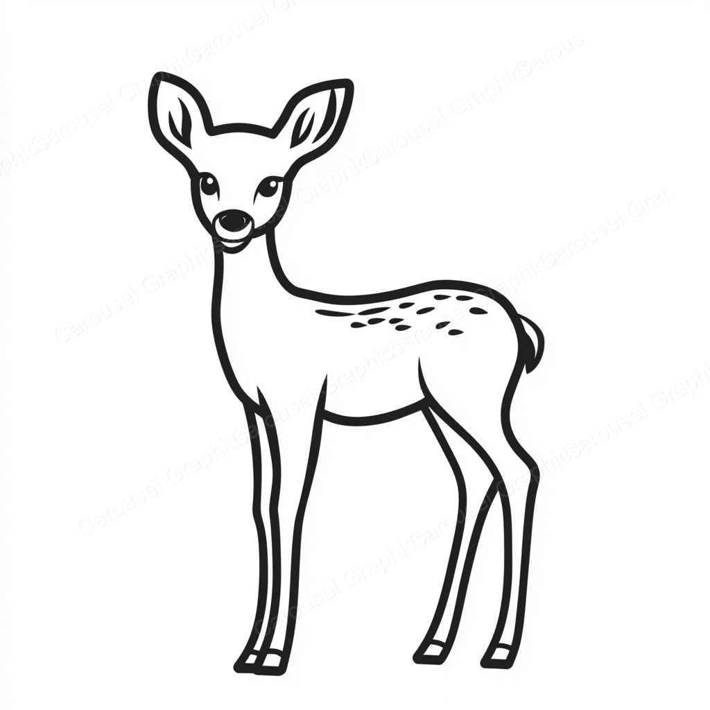 Deer Vector Graphic preview