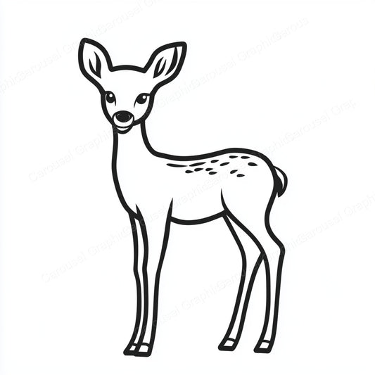 Deer Vector Graphic preview