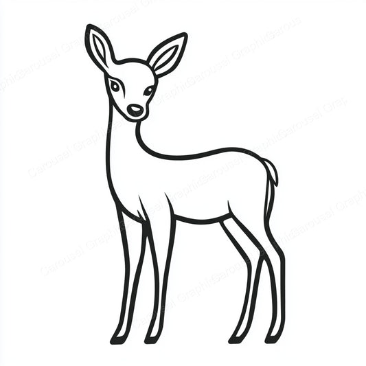 Deer Vector Graphic preview