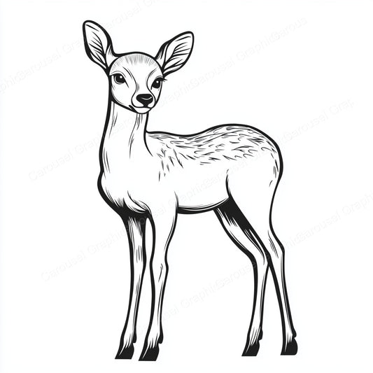 Deer Vector Graphic preview